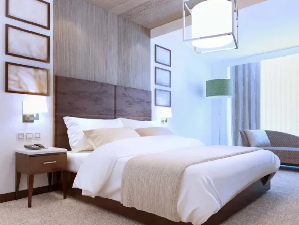 beige carpet in a modern hotel room