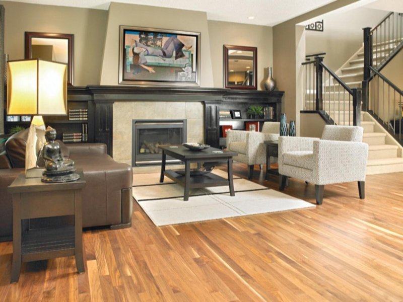 HOME WITH AMERICAN WALNUT HARDWOOD FLOORING